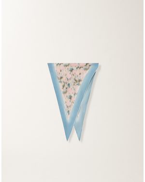 Fabiana Filippi Printed Silk Losange - Blue