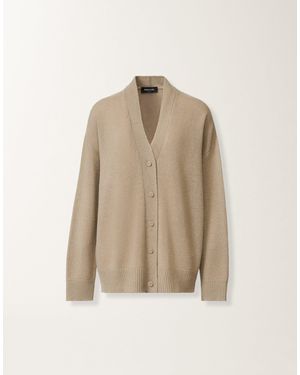 Fabiana Filippi Cardigan Aus Kaschmir, Oliv - Natur