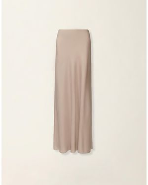 Fabiana Filippi Long Fluid Skirt - Natural