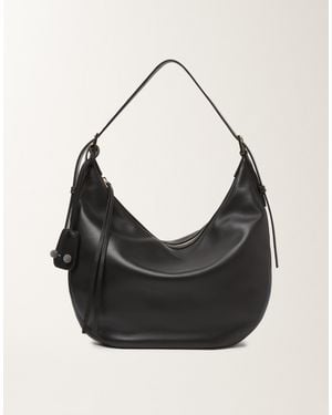 Fabiana Filippi Nappa Hobo Bag - Black
