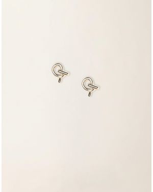 Fabiana Filippi Knot Detail Earrings - Natural