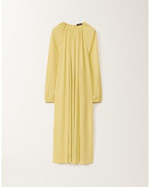 Fabiana Filippi Viscose Jersey Dress, Cedar - Yellow