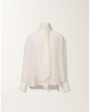 Fabiana Filippi Crepe De Chine Top - Natural
