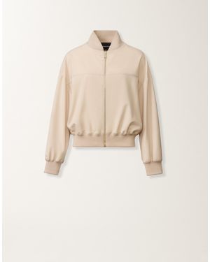 Fabiana Filippi Techno Tailoring Bomber Jacket - Natural