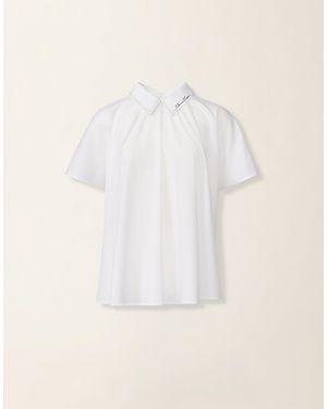 Fabiana Filippi Cotton Jersey Top - Natural