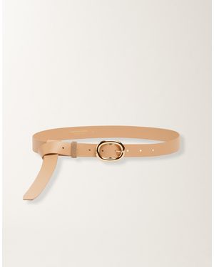 Fabiana Filippi Nappa Leather Belt, Maple - Natural