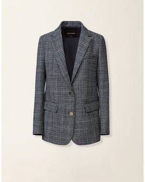 Fabiana Filippi Mouliné Blazer, Midnight - Blue