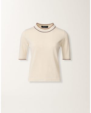 Fabiana Filippi Organic Cotton T-Shirt, And Wicker - Natural