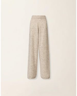 Fabiana Filippi Donegal Yarn Trousers With Lurex - Natural