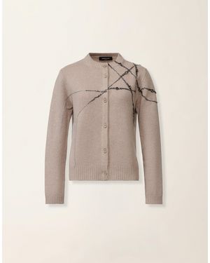 Fabiana Filippi Platinum Cardigan - Natural