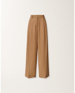 Fabiana Filippi Fluid Techno Tailoring Trousers - Natural
