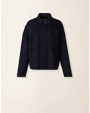 Fabiana Filippi Double Wool Shirt Jacket - Blue