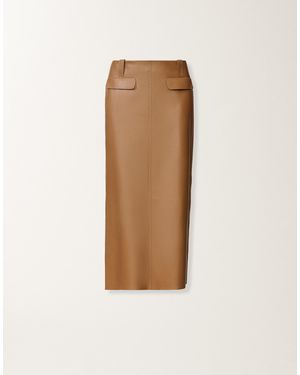 Fabiana Filippi Nappa Lissé Pencil Skirt - Natural