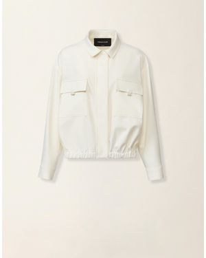 Fabiana Filippi Techno Tailoring Bomber - Natural