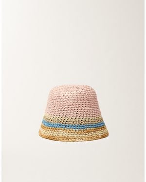 Fabiana Filippi Crochet Fisherman Hat - Natural