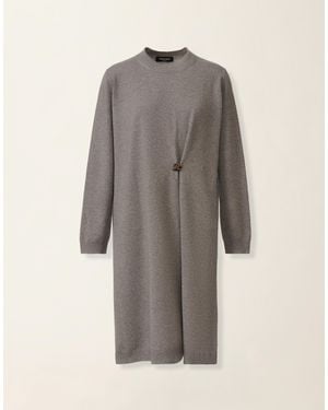 Fabiana Filippi Platinum Midi Dress - Grey