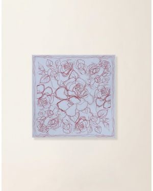 Fabiana Filippi Silk Twill Foulard, Light, And - Purple