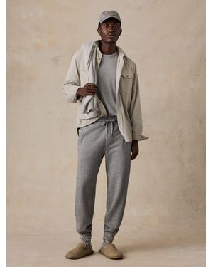 Faherty High Standard Fleece Sweatpant - Natural