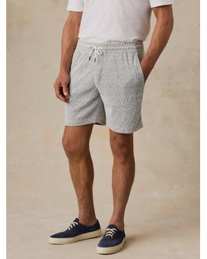 Faherty Oasis Drawstring Short - Natural