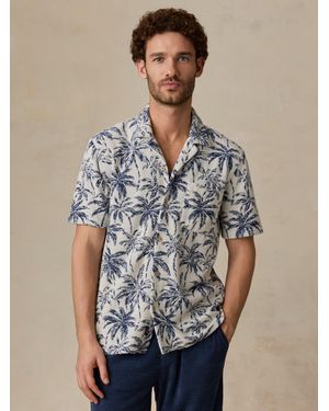 Faherty Short-Sleeve Cabana Towel Terry Shirt - Multicolour