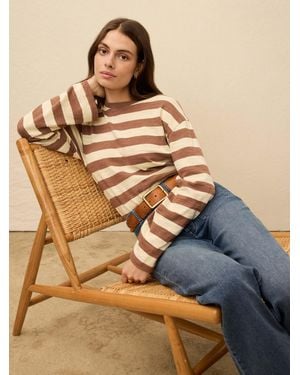Faherty Sunwashed Organic Long-Sleeve Retro T-Shirt - Multicolour