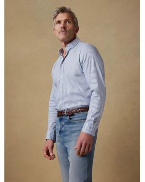 Faherty Movementtm Sport Shirt - Blue