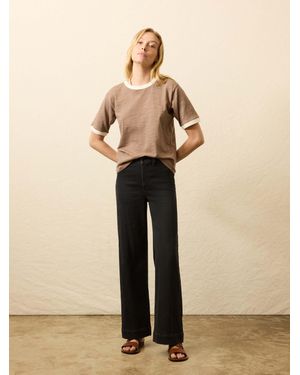 Faherty Stretch Terry Sailor Trouser - Natural