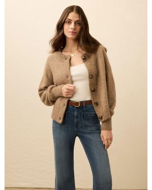 Faherty Alpine Cosy Cardigan - Blue
