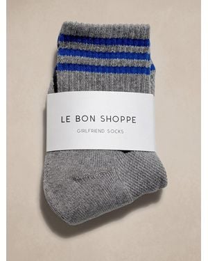 Faherty Le Bon Shoppe Girlfriend Socks - Blue