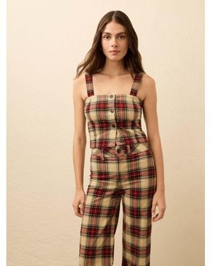 Faherty High Ridge Cord Bustier - Natural