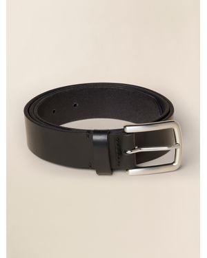 Faherty Leather Belt - Black