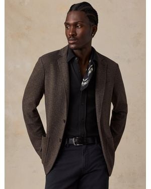 Faherty Inlet Knit Tweed Blazer - Natural