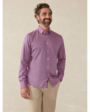 Faherty Movementtm Sport Shirt - Purple