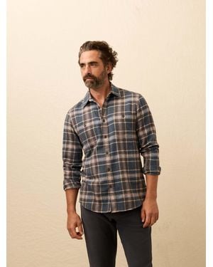 Faherty Heirloom Portuguese Flannel Shirt - Natural