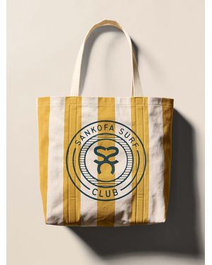 Faherty Surf Ghana Tote - Natural