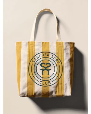 Faherty Surf Ghana Tote - Natural