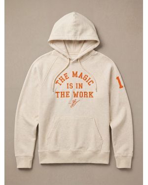 Faherty Jalen Brunson High Standard Fleece Hoodie - Natural