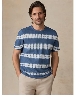 Faherty Sunwashed Regenerative T-Shirt - Blue