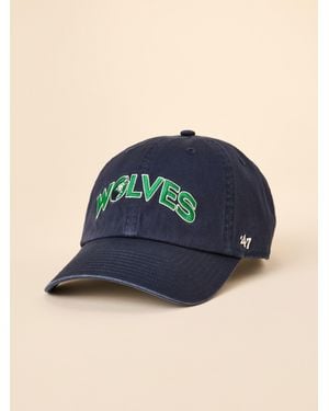 Faherty Minnesota Timberwolves X '47 Clean Up Hat - Blue