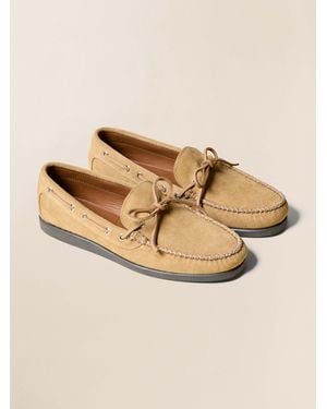 Faherty X Quoddy Canoe Shoe - Natural