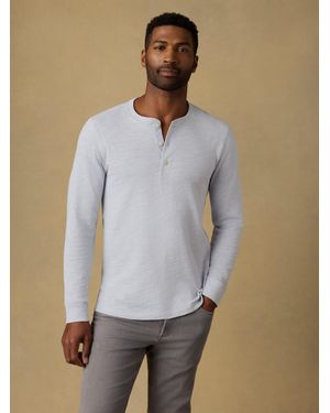 Faherty Sunwashed Organic Henley T-Shirt - Multicolour