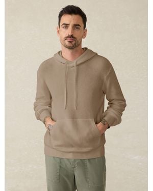 Faherty Sunwashed Sweater Hoodie - Natural