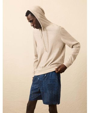 Faherty Sunwashed Midweight Organic Hoodie - Natural