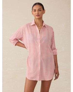 Faherty Haze Coverup - Pink