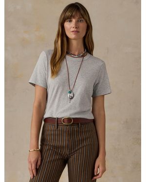 Faherty Sunwashed Regenerative T-Shirt - Natural