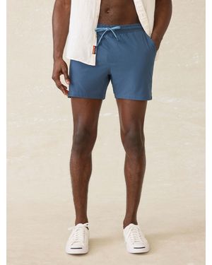Faherty Shorelite Lined Trunk (7" - Blue