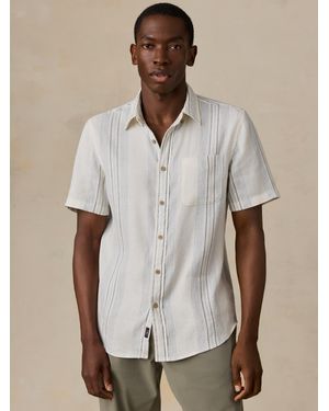 Faherty Short-Sleeve Breeze Shirt - Natural