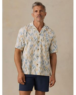 Faherty Short-Sleeve Resort Shirt - Natural