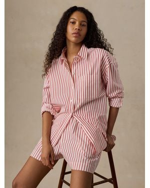Faherty Coastal Poplin Boxer Short - Pink