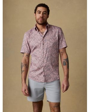 Faherty Short-Sleeve Movement&Trade; Monterey Shirt - Brown